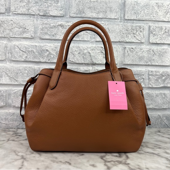 Kate Spade Dumpling Large Satchel In Warm Gingerbread - Picture 5 of 14